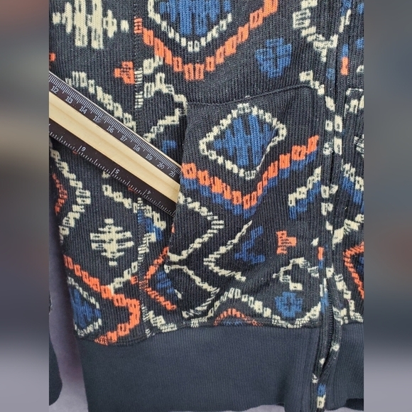 Roxy Dry Flight Technology Resin knit Fleece Full zipper Hoodie Size M - Picture 11 of 12